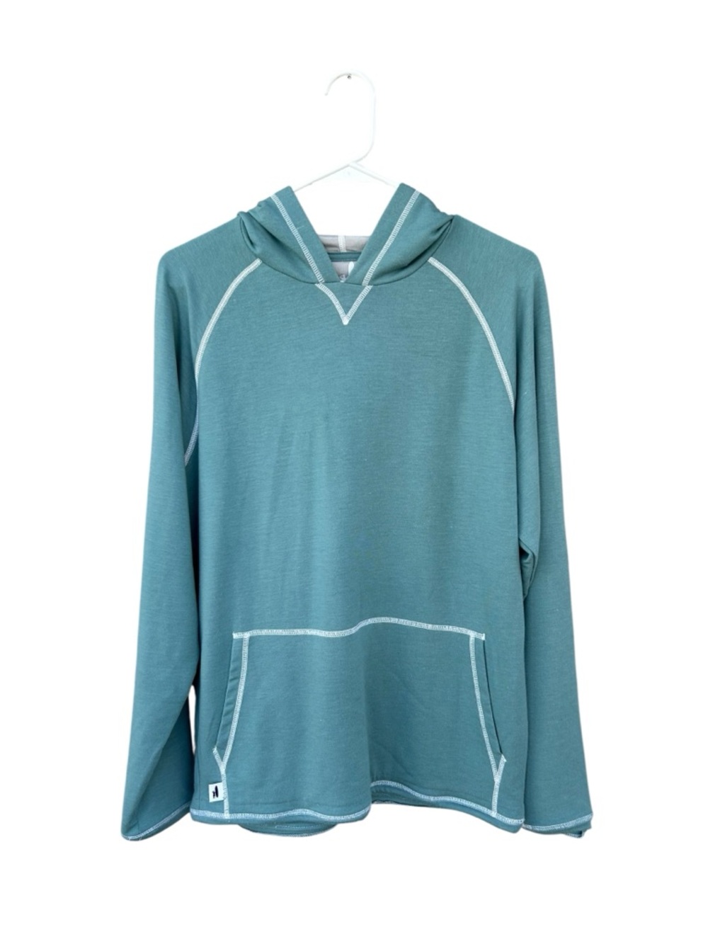 Johnnie-O BENDER MELANGE HOODIE PULLOVER - Green - Size Men’s Medium - Modal - Picture 7 of 13